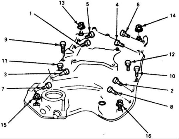 Torque specs on intake manifold 460 ford - 1