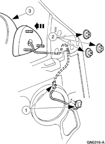 How to replace side mirror on a 1999 ford explorer