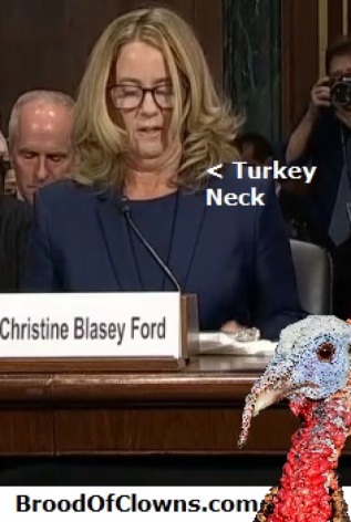 Do you find Christine Blasey-Ford s turkey neck to be disgusting