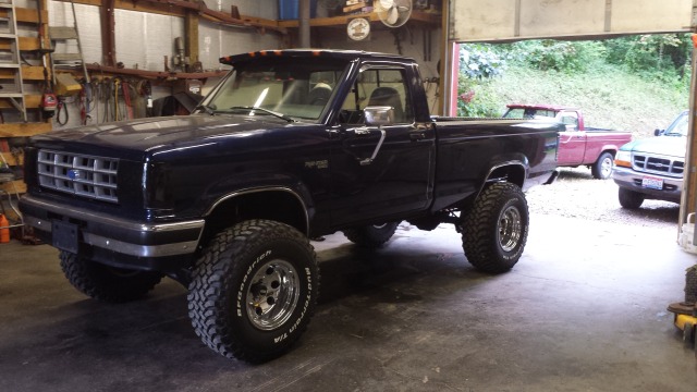 91 ford ranger, restored - 1