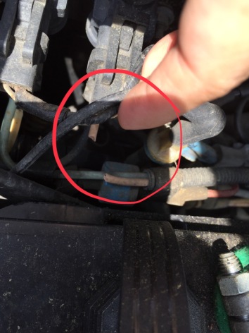 What is this cable called and is it related to the A C problem I m having with my car