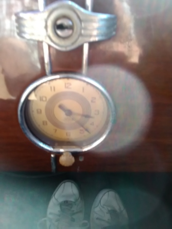 Do you think this clock is cool in this old Ford