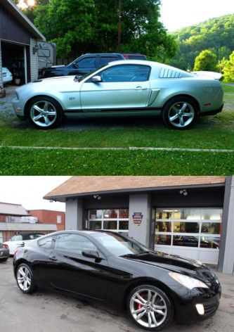 Hyundai Genesis Coupe or Ford Mustang GT