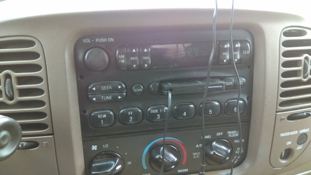 1997 ford f150 xlt extended factory radio system - 1