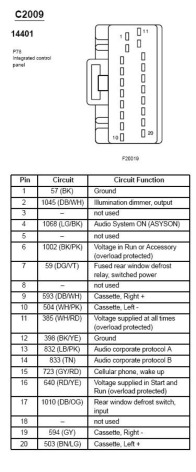 2001 Ford Taurus Stereo Wiring Diagram Collection - Wiring Diagram Sample
