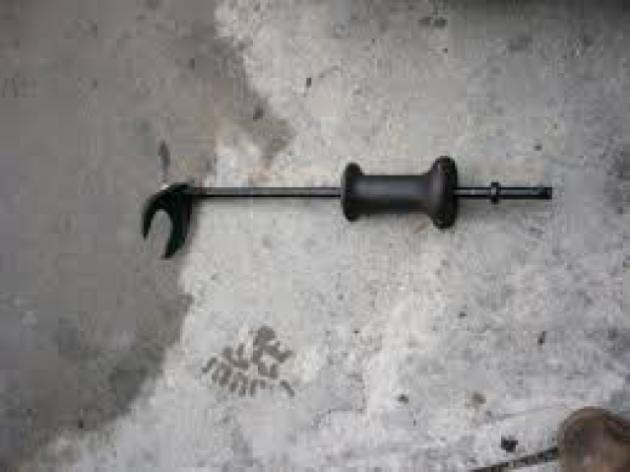 Is a slide hammer enough to remove a cv axle from a transmission - 1
