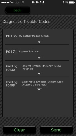 4 Car Codes. Can some1 please tell me how to fix each one